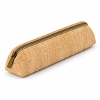 Natural Cork Pencil Case Ref. 8864 — angled studio view