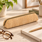 Natural Cork Pencil Case Ref. 8864 — premium lifestyle setting