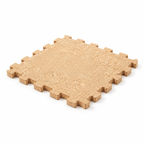 Natural Cork Puzzle Mats – CorkLayer Modular Cork Floor Tiles, complementary studio angle