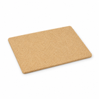 Natural Cork Sauna Mat, 450 × 300 × 12 mm, angled view