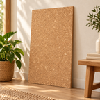 Natural Cork Sheet in a warm contemporary interior