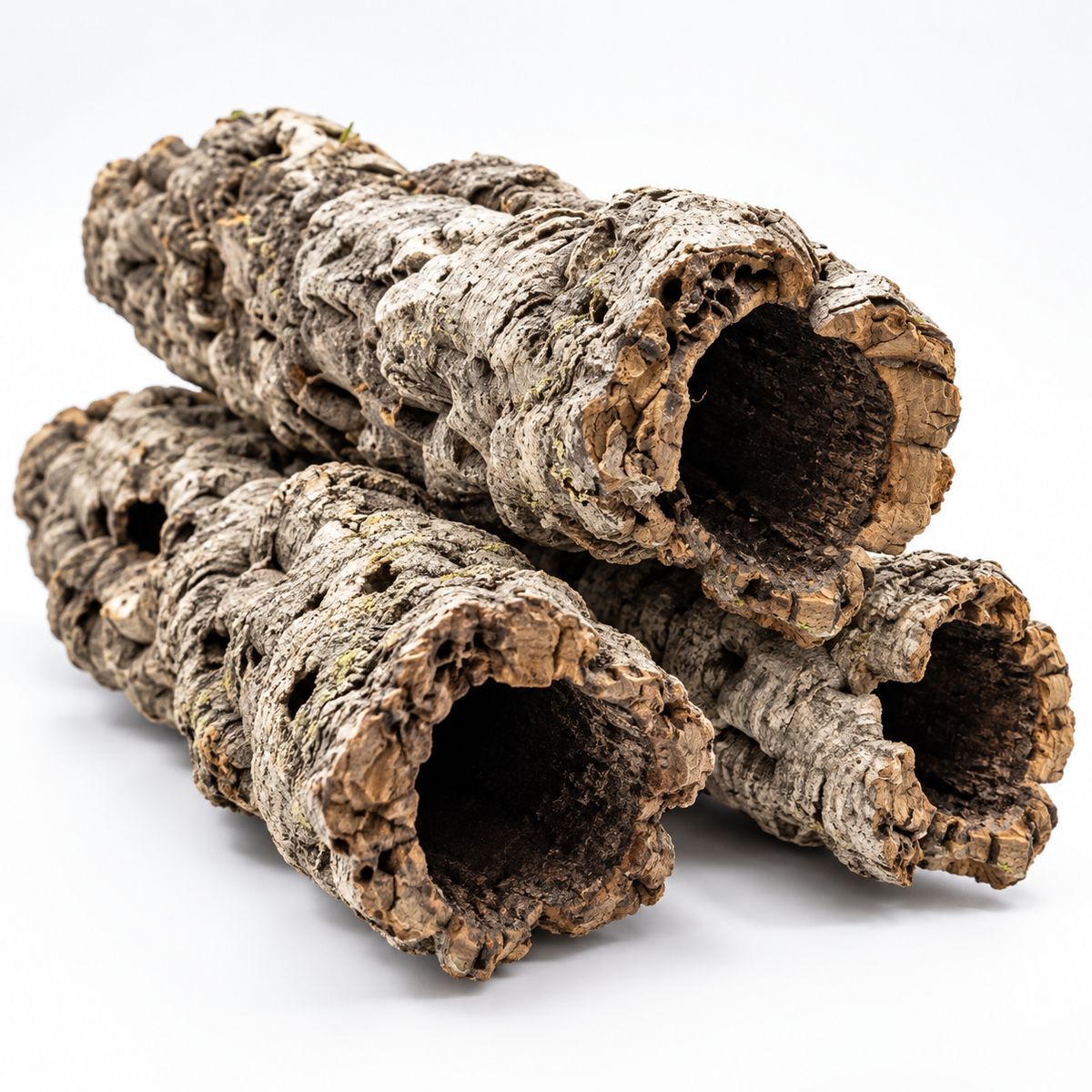 Natural Virgin Cork Tubes, premium studio hero view