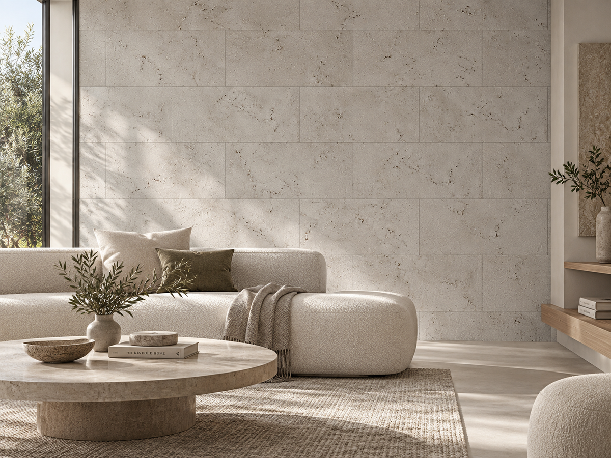 Nielba cork wall tile in a premium architectural interior
