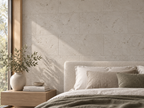 Nielba cork wall tile in a premium residential bedroom