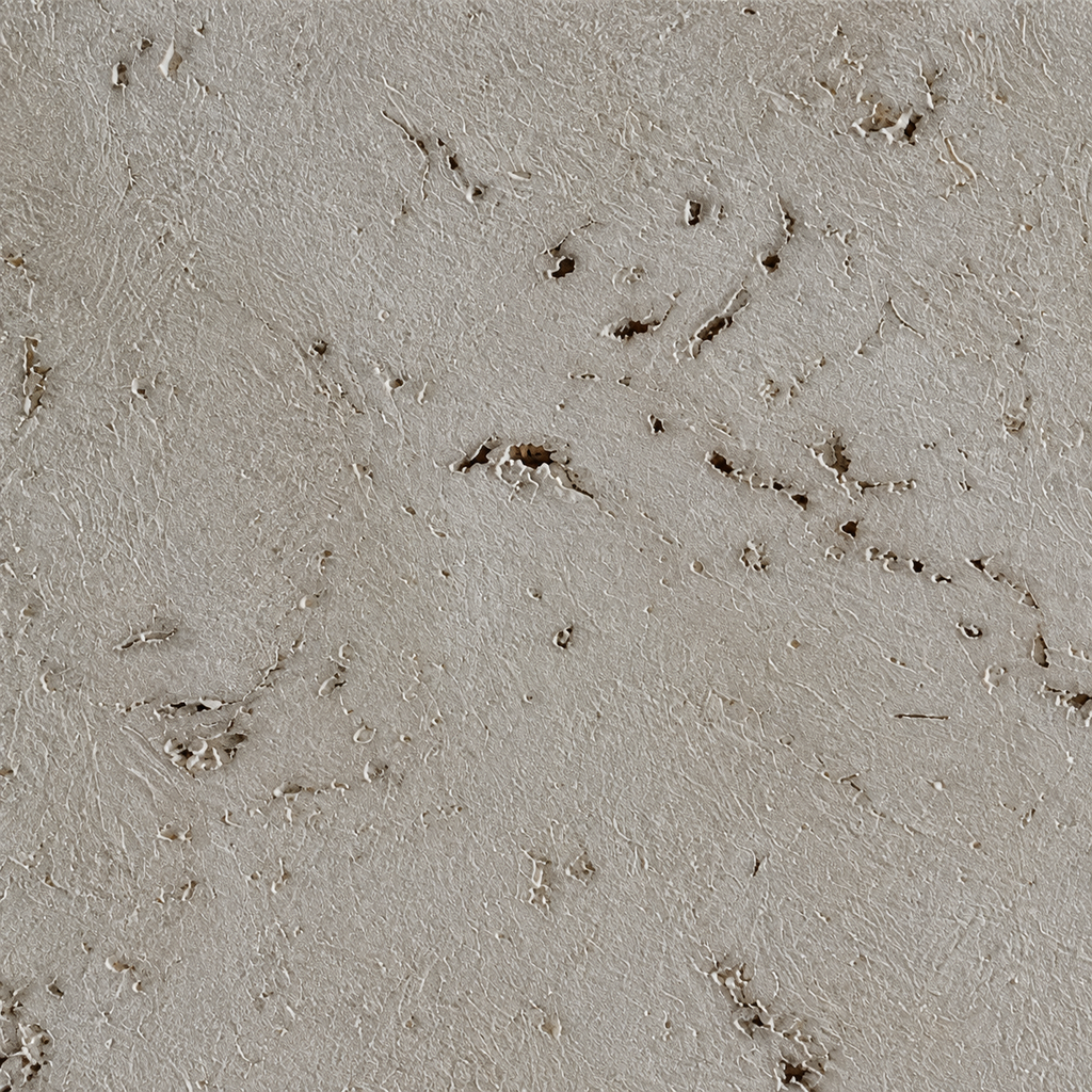Nielba cork wall tile, real pale greige cork texture macro detail