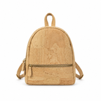 Petite Natural Cork Mini Backpack, 24 × 28 cm, hero view
