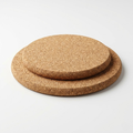 Premium Cork Hot Pad & Trivet - Extra Thick 10mm - Heat Resistant Table Protection (6" & 8" / 15cm & 20cm) - 15cm