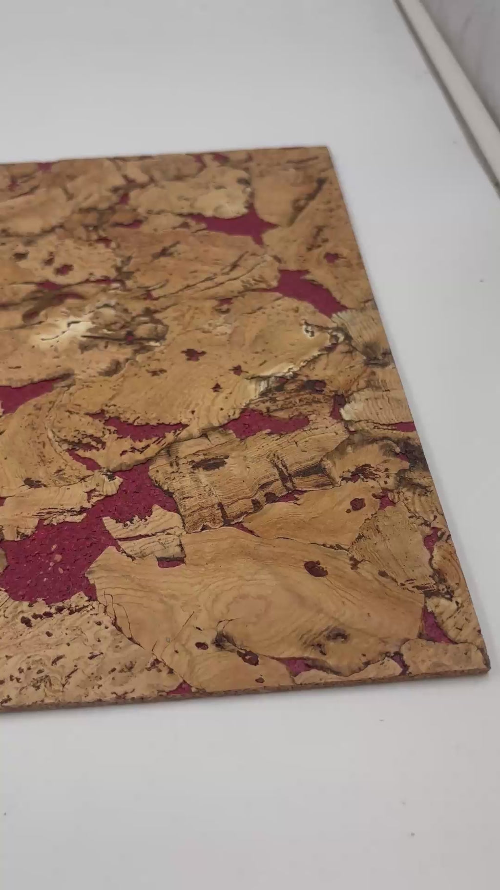 Cloud Red - Cork Wall Tile