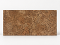 River cork wall tile, faithful product view, 600 × 300 mm