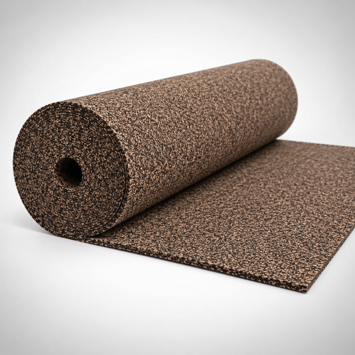 Rubber Cork Flooring Underlay Roll | 1.5–7 mm, complementary studio angle