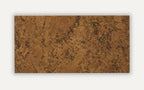Rustic Brown cork wall tile, 600 × 300 mm, warm earthy brown rustic cork surface