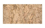 Rustic Cream cork wall tile, 600 × 300 mm, warm cream-toned rustic cork surface