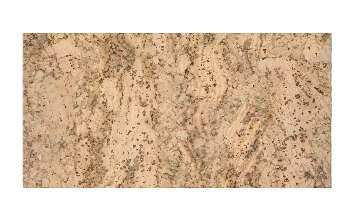 Rustic Cream cork wall tile, 600 × 300 mm, warm cream-toned rustic cork surface