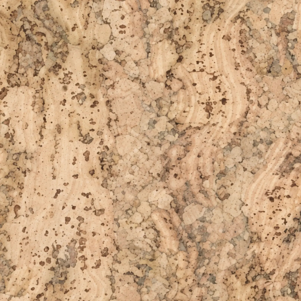 Rustic Cream cork wall tile close-up showing the real cork texture and warm cream natural variation