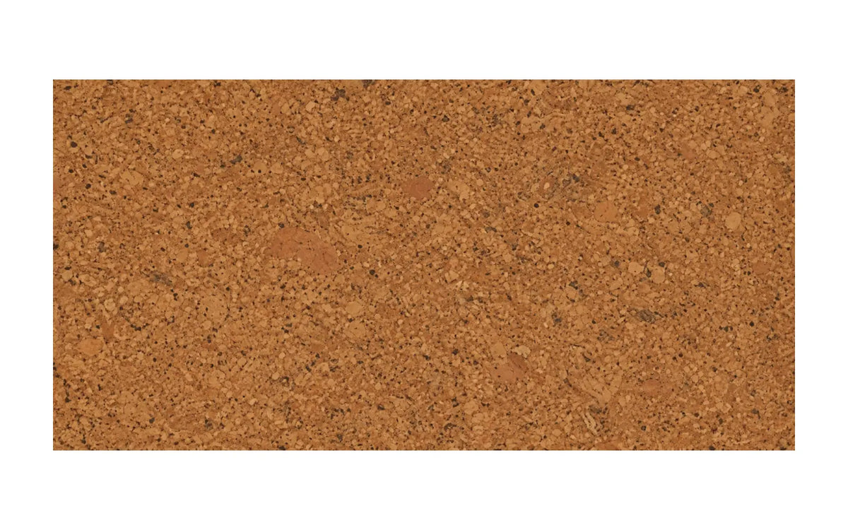 Salami cork wall tile, 600 × 300 mm, natural cork surface with distinctive varied pattern