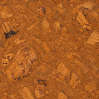 Saphira Brown cork wall tile close-up showing the real cork texture and warm brown tonal variation