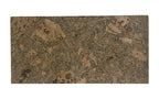 Saphira Green cork wall tile, 600 × 300 mm, green and natural cork decorative surface