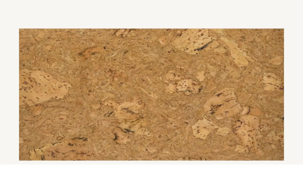 Saphira Natural cork wall tile, 600 × 300 mm, warm natural cork decorative surface
