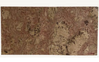 Saphira Red cork wall tile, 600 × 300 mm, red-brown decorative cork surface