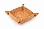Mini Square Cork Valet Tray Natural Finish — Ref. 8987 variant hero