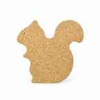 Squirrel-Shaped Cork Trivet, hero view