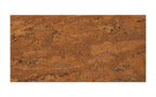 Wave Brown cork wall tile, 600 × 300 mm, warm brown flowing-wave decorative cork surface