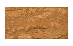 Wave Natural cork wall tile, 600 × 300 mm, natural flowing-wave decorative cork surface