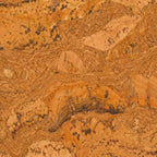 Wave Natural cork wall tile close-up showing the real cork texture and natural wave-pattern variation