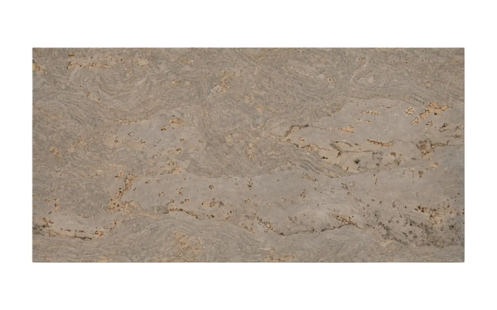 Wave Taupe cork wall tile, 600 × 300 mm, neutral taupe flowing-wave decorative cork surface