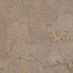 Wave Taupe cork wall tile close-up showing the real cork texture and neutral taupe wave-pattern variation