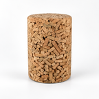 Wine Cork Design Cork Stool, Ø300 × H435 mm, isolated on white background