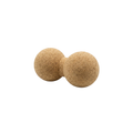 Cork Double Massage Ball | Ø80mm Peanut Shape — Spine & Neck Release - Portuguese cork product