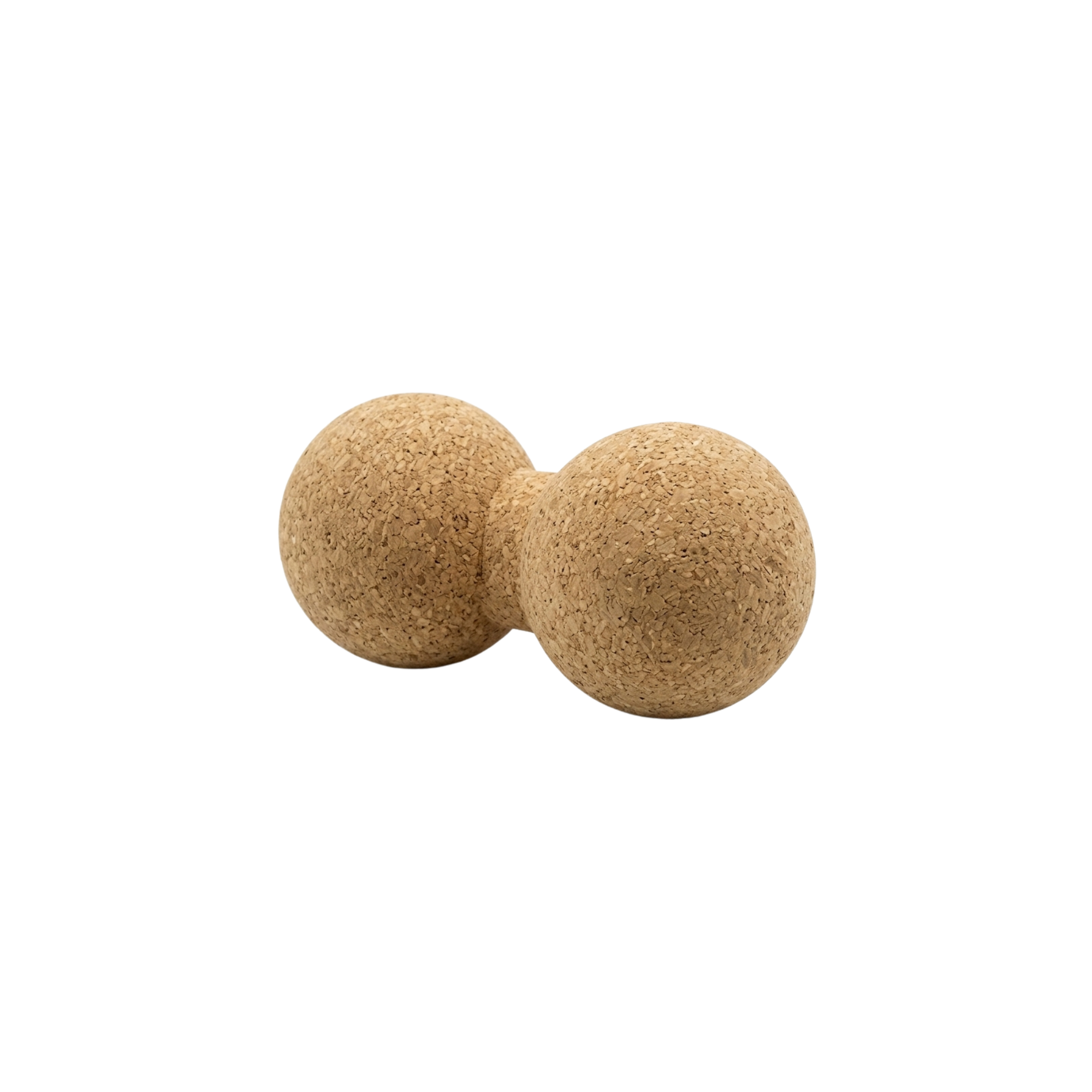 Cork Double Massage Ball | Ø80mm Peanut Shape — Spine & Neck Release - Portuguese cork product