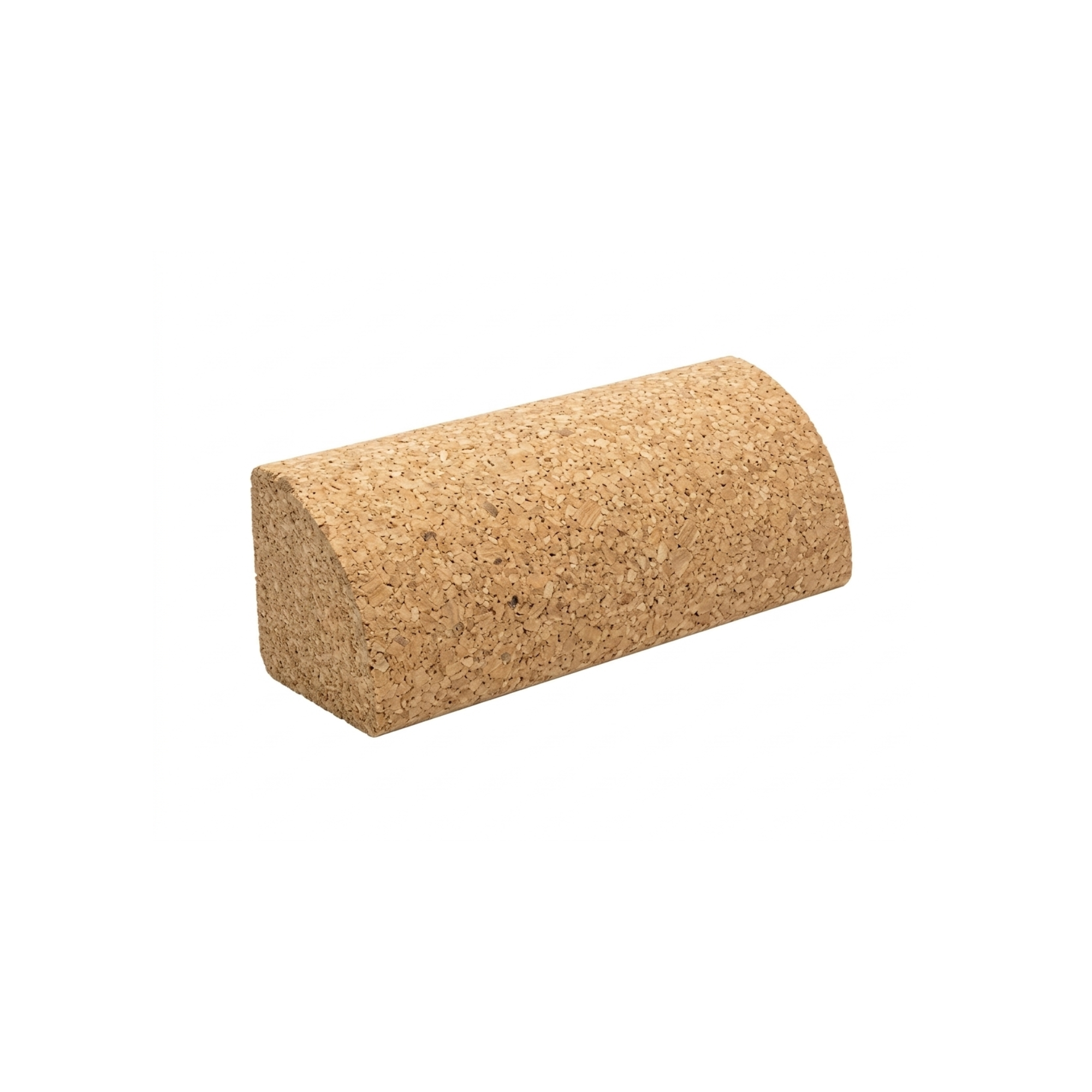 Cork Yoga Block Quarter Round Cylinder | 230x80x80mm - Portuguese cork product